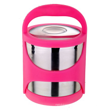 3 layers 16 cm keep food warm stainless steel lunchbox